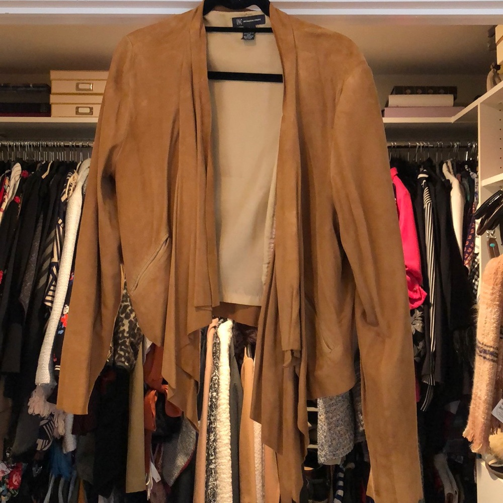 Suede jacket.